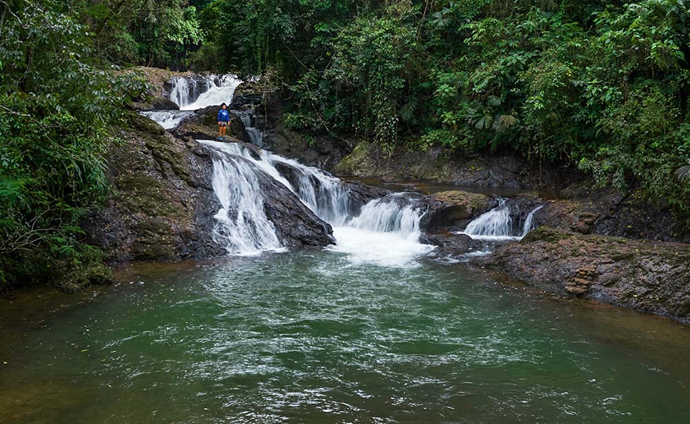 Natural Pools at Bijagual Waterfall Costa Rica