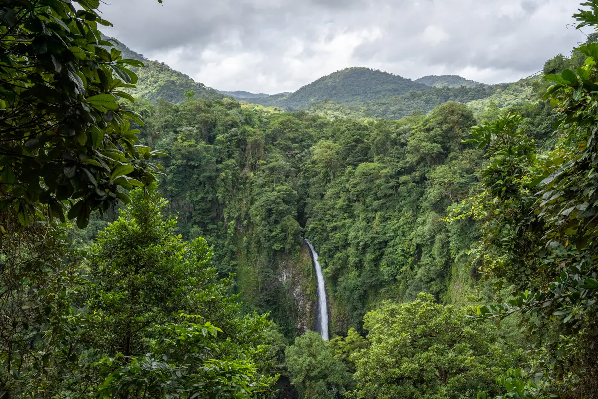 La Fortuna Waterfall in the Arenal region, Costa Rica